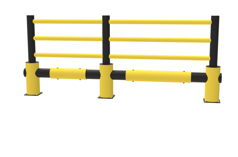 Modular traffic barrier echo Flexible safety barrier