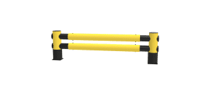 Rack end barrier golf flexible safety barrier