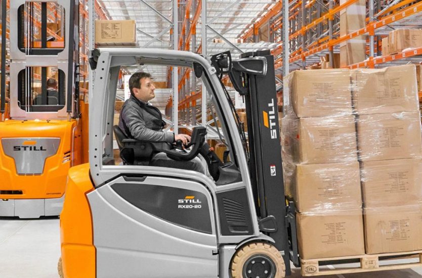 Logistics Floor Marking - Pallet position & lines