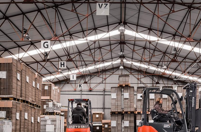Warehouse Floor Marking - LED Floor Marking