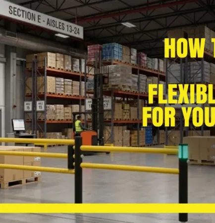 Flexible safety barrier