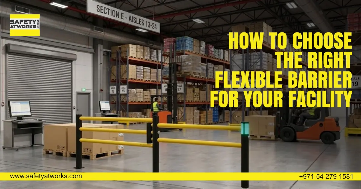 Flexible safety barrier
